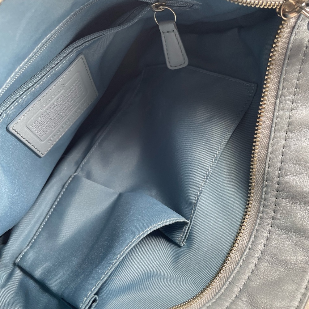 Coach Leather Zoe Hobo Shoulder Bag - Picture 9 of 10